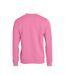Sweat Basic Adulte Rose Vif Clique-2
