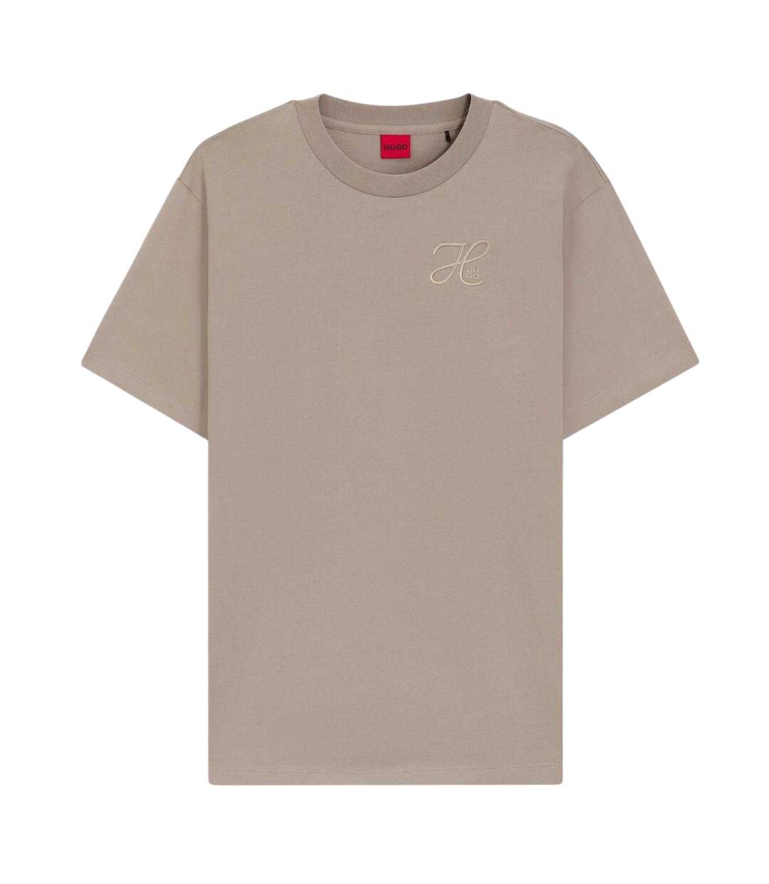 T-shirt Motif/style Rétro Femme Beige Clair Hugo-2