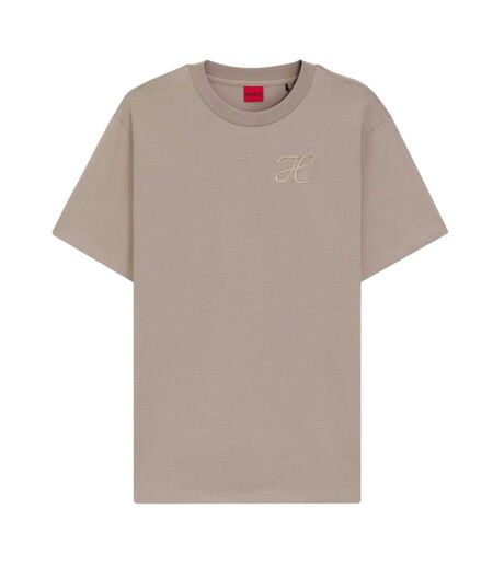 T-shirt Motif/style Rétro Femme Beige Clair Hugo