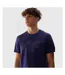 Mens Big Logo Cotton T-shirt Navy Blue 4F-4