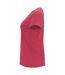 T-shirt Capri Femme Rouge Chrysanthème Roly-3