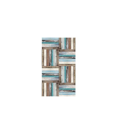 Papier Peint Wooden Weave of Colors 50x1000cm