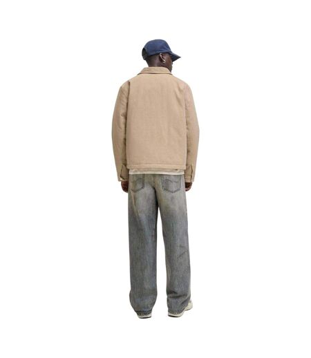 Mens Plain Cotton Jacket Crockery Jack And Jones