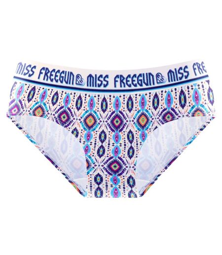 Lot de 4 culottes femme Ethnic Freegun