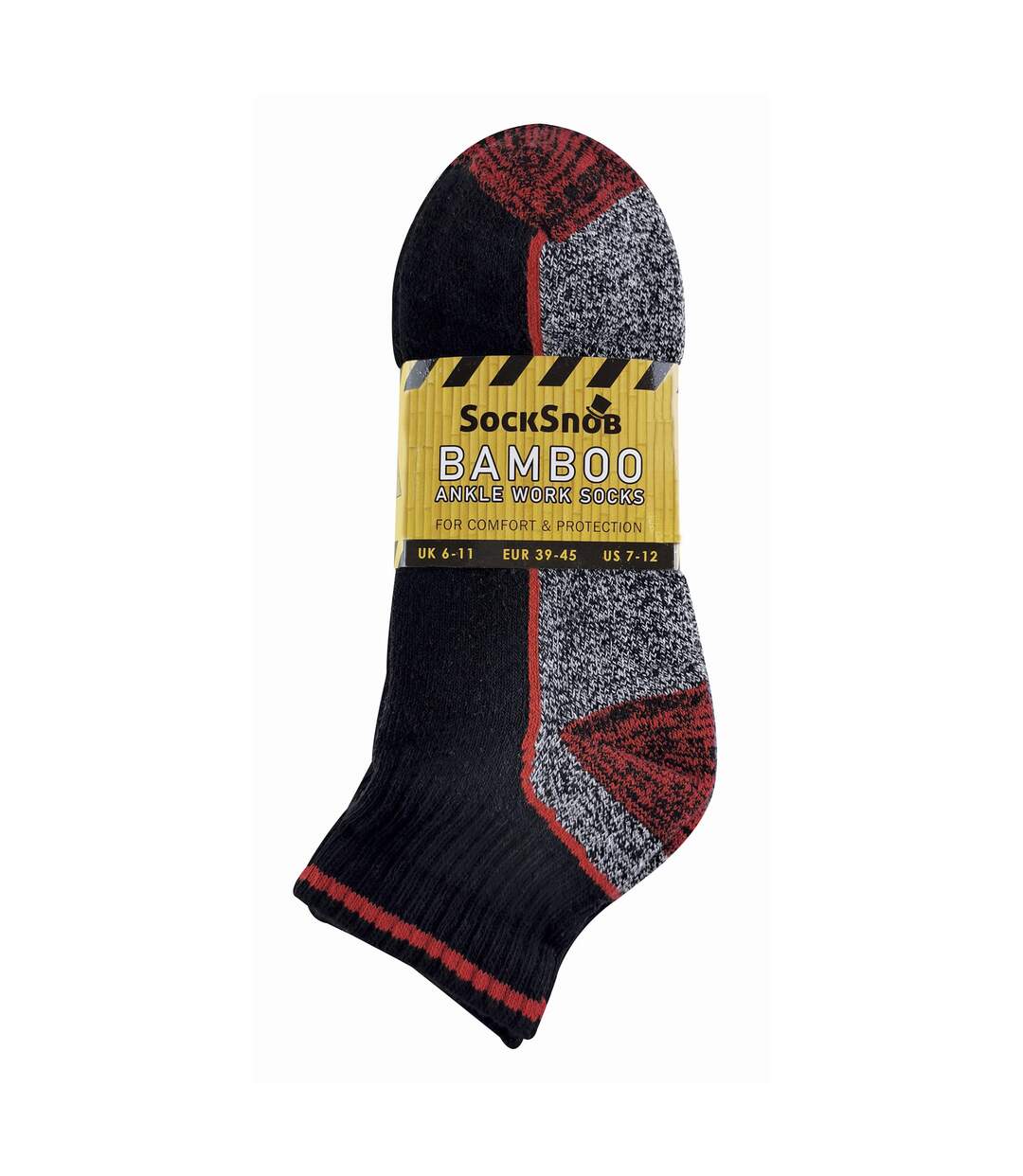3 Pairs Short Bamboo Work Socks for Men-2