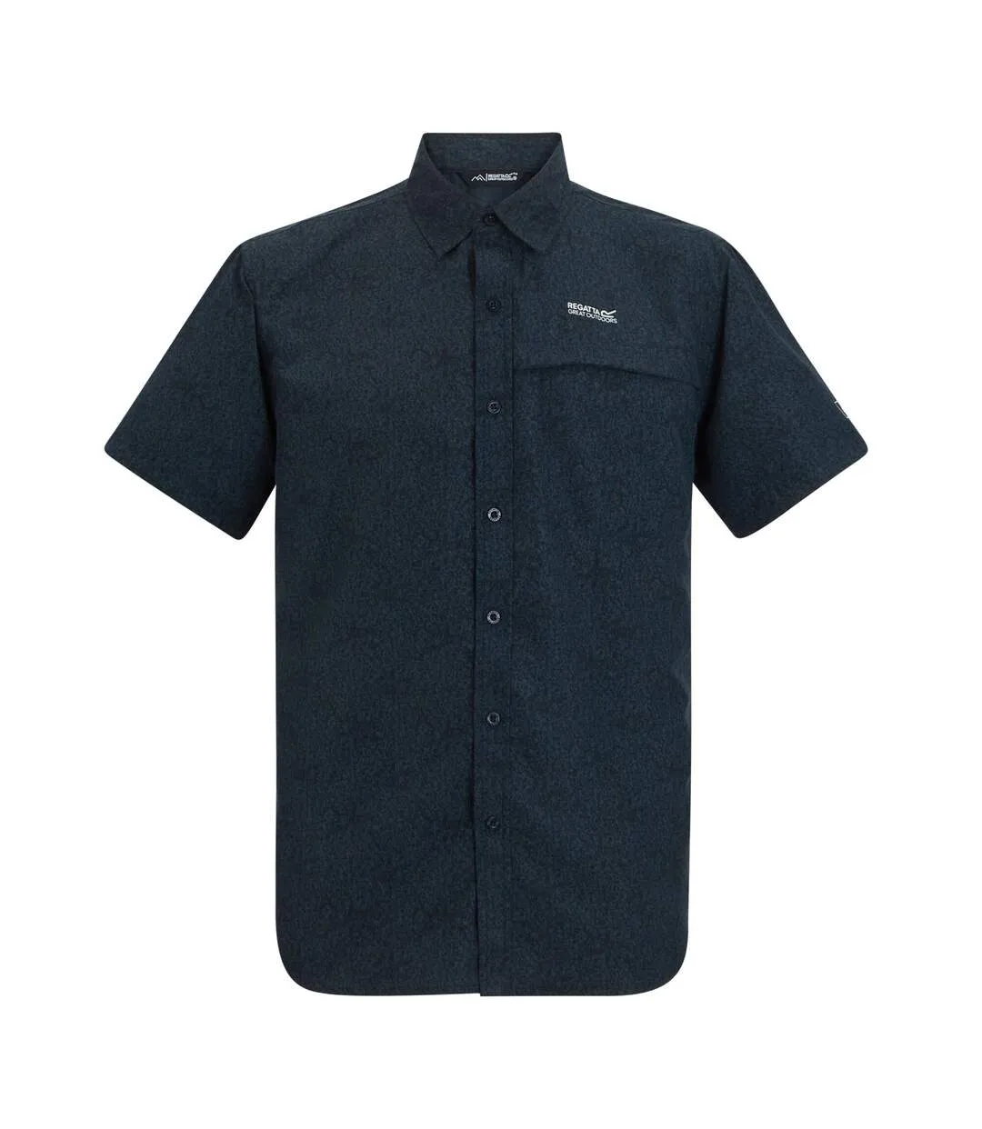 Chemise Motif/style Texturé Mindano Homme Bleu Nuit Regatta-2
