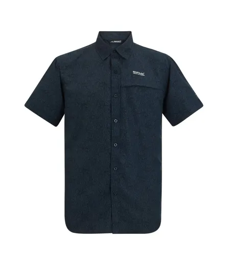 Chemise Motif/style Texturé Mindano Homme Bleu Nuit Regatta