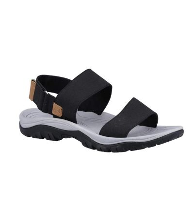 Womens/ladies alcester sandals black Cotswold