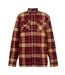 Veste Chemise Motif/style À Carreaux Spennith Homme Pourpre Foncé Vanille Clair Regatta-2