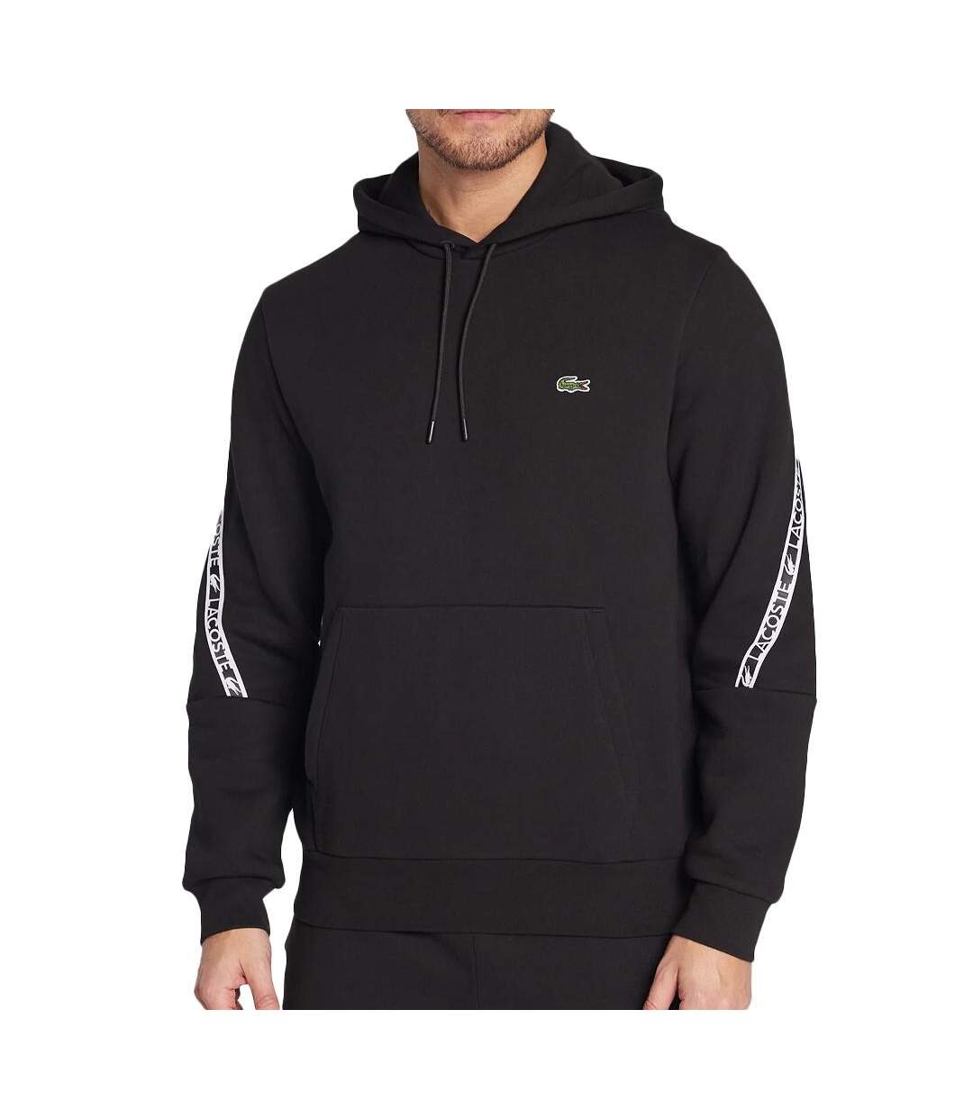 Sweat Noir Homme Lacoste SH2485 - L