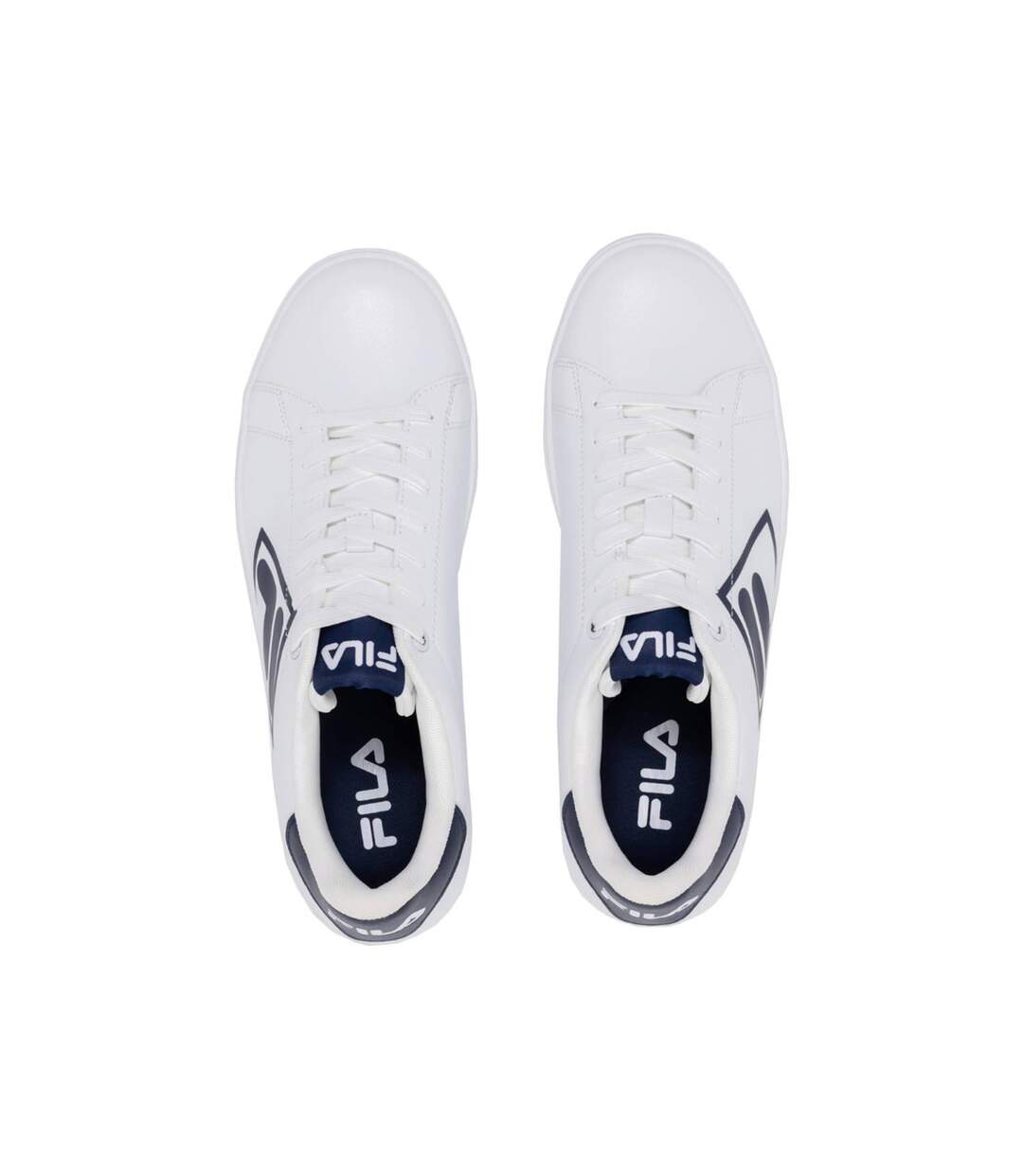 Baskets Motif/style Logo Courtbay Homme Blanc Fila-4