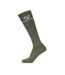 Aubrion Unisex Adult Performance Leopard Print Boot Socks (Green) - UTER1757