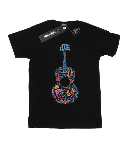 Disney - T-shirt COCO GUITAR PATTERN - Femme (Noir) - UTBI16466