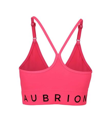 Brassière de sport invigorate femme corail Aubrion Aubrion