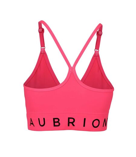 Brassière de sport invigorate femme corail Aubrion Aubrion