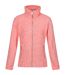 Womens/ladies Azaelia Marl Full Zip Fleece Jacket Shell Pink Regatta-2
