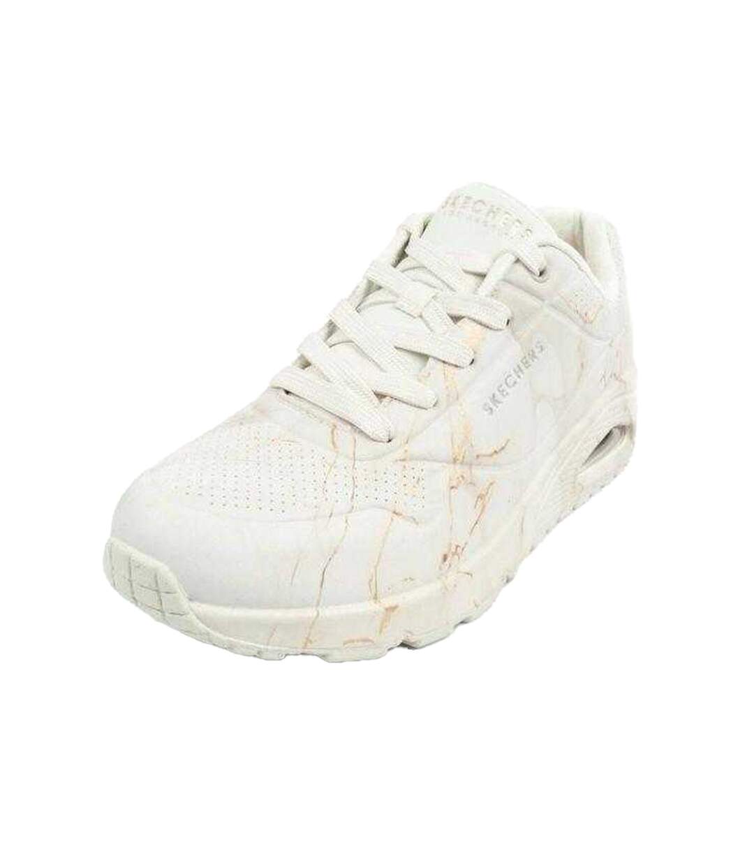 Baskets Uno Femme Beige Skechers-1
