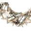 Couronne de Noël Polaire 32cm Gris & Blanc-2