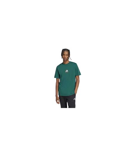 Mens Pizza Cotton T-shirt Green Adidas
