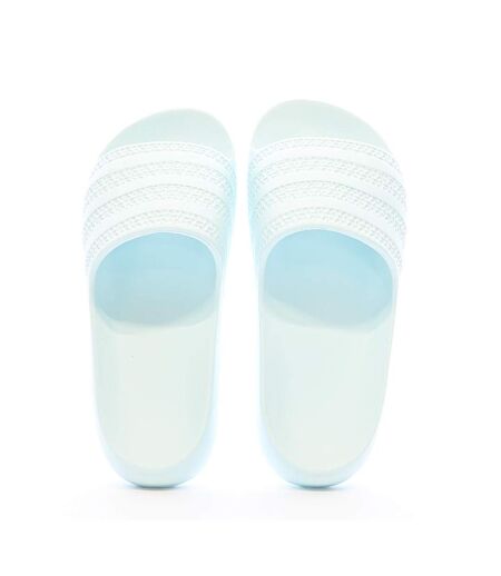 Claquettes Bleu Femme Adidas Adilette - 39