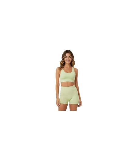 Brassière De Sport Motif/style Côtelé Femme Vert Pâle USA