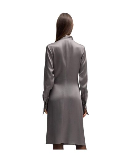 Robe Manches Longues Bascarva Femme Gris Boss