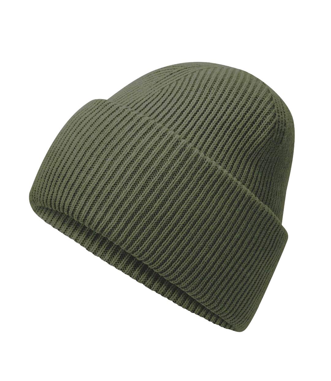 Bonnet Classic Deep Adulte Vert Olive Beechfield-2