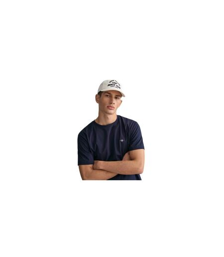 Mens Fit Shield T-shirt Navy Gant
