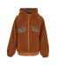 Womens/ladies Teddy Fleece Reversible Jacket Caramel Brown Firetrap-1