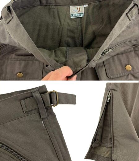 LEDERTYS COUNTRY — Fuseau de chasse doublé marron : chaleur et fonctionnalité