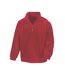 Adults unisex polartherm zip neck fleece red Result-1