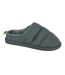 Mens trevor mule slippers dark grey Sleepers