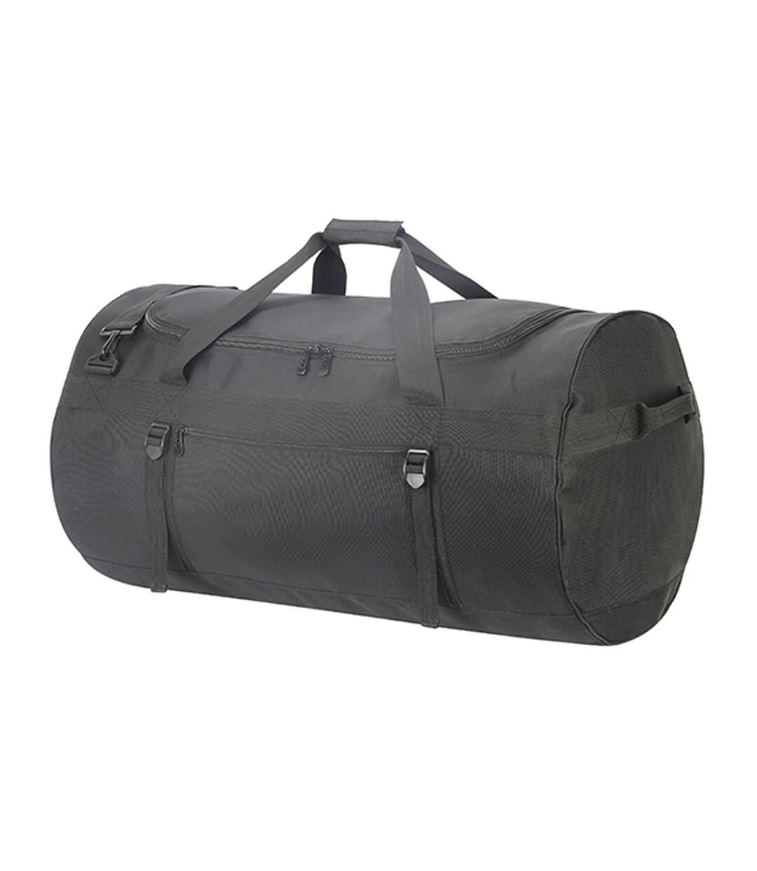 Sac voyage militaire imperméable 115 L 2688 - noir - très grand volume