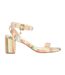 Womens/ladies Lo Memee Woven Mid High Heel Sandals Multicoloured Dune London-3