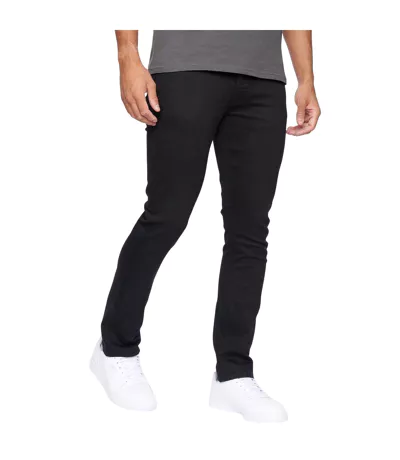 Jean Buraca Homme Noir Crosshatch