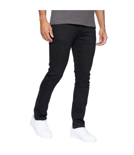 Jean Buraca Homme Noir Crosshatch