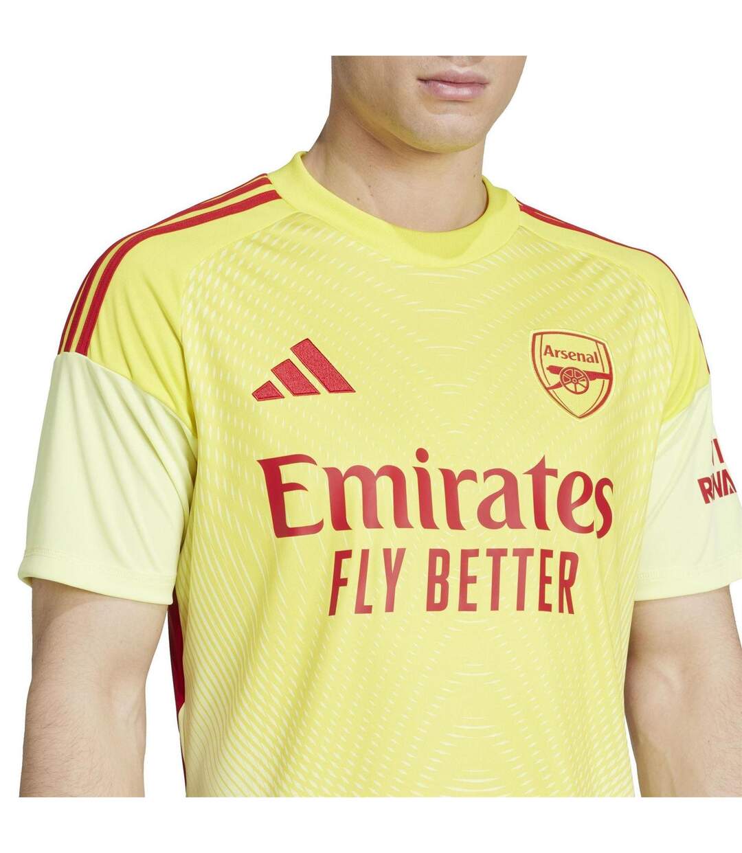 Mens Arsenal Fc Goalkeeper Jersey Yellow Red Adidas-4