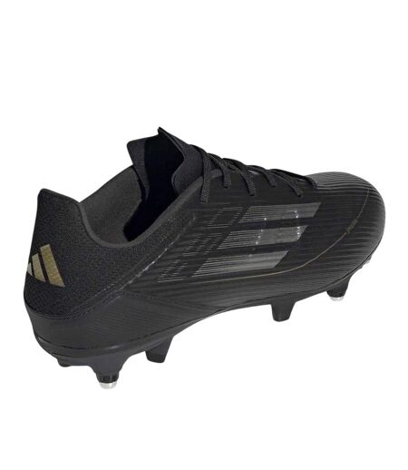 Mens F50 League Soft Ground Football Boots Black Silver Adidas