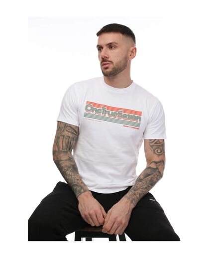 Mens forever t-shirt white One True Saxon
