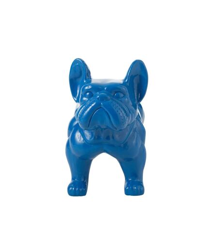 Statue Déco Bulldog 88cm Bleu