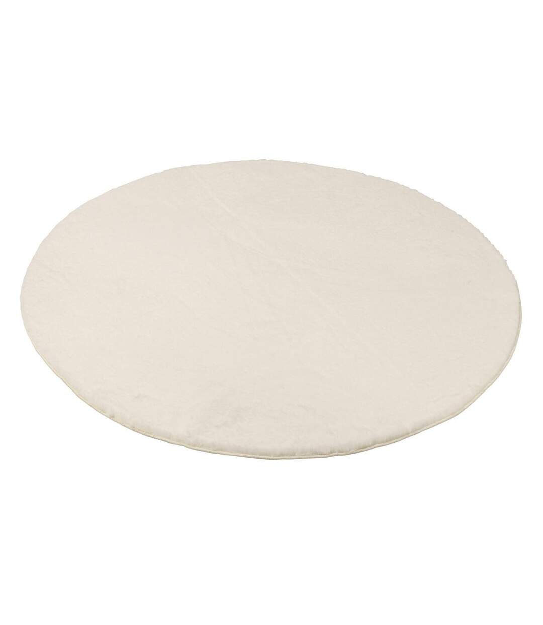 Tapis Rond Uni Cutie 150cm Blanc-1