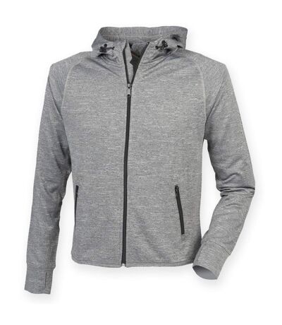 Tombo Teamsport - Sweatshirt léger à capuche et fermeture zippée - Homme (Gris marne) - UTRW4453
