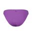 Womens/ladies Hipster Bikini Bottoms Purple Puma-2
