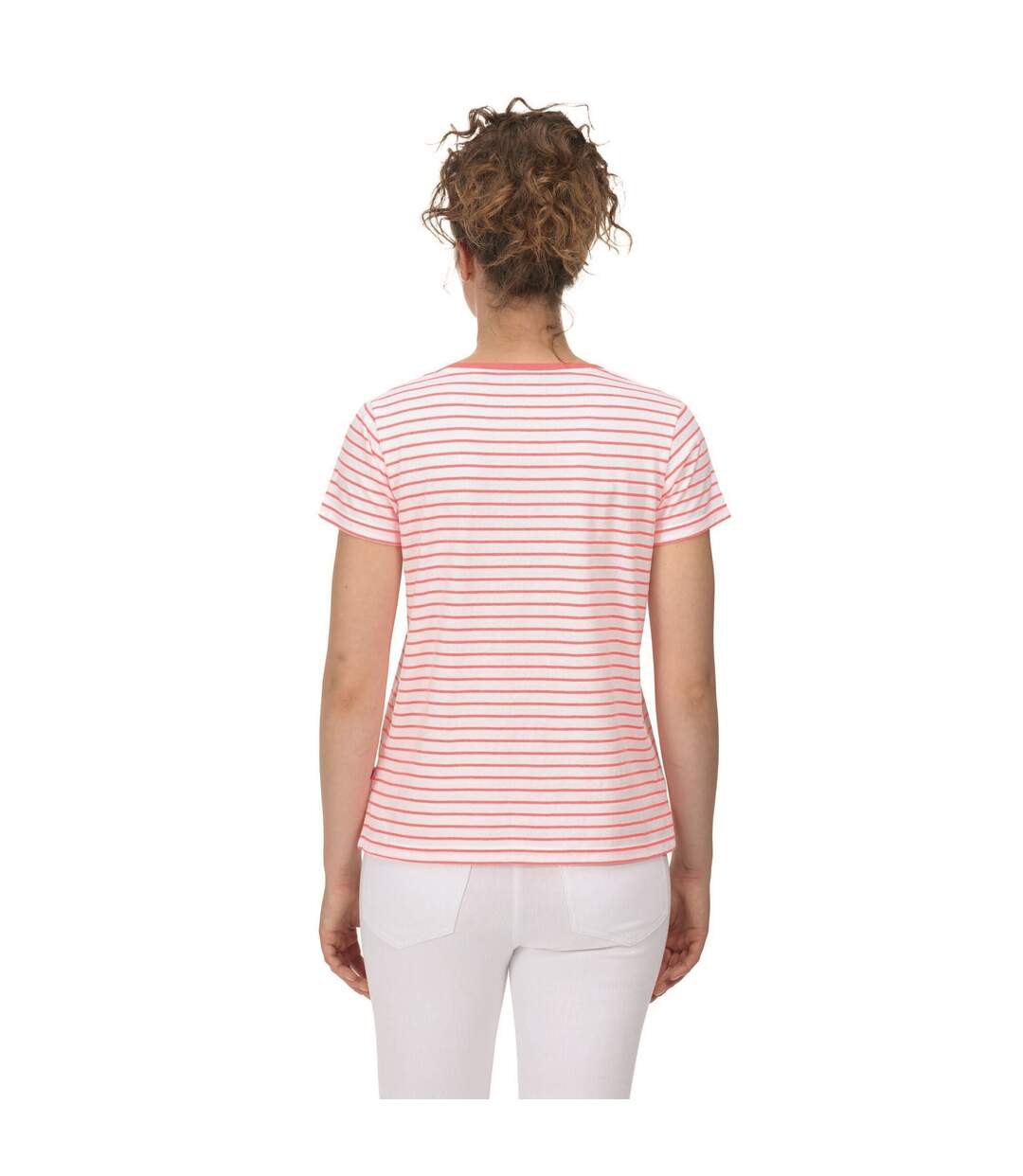 T-shirt odalis femme rose néon Regatta-4