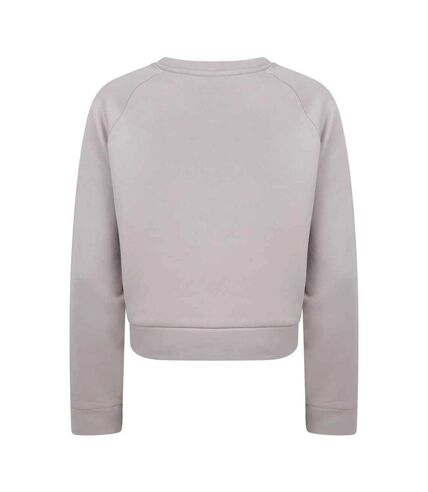 Tombo Womens/Ladies Cropped Sweatshirt (Light Gray) - UTPC3440