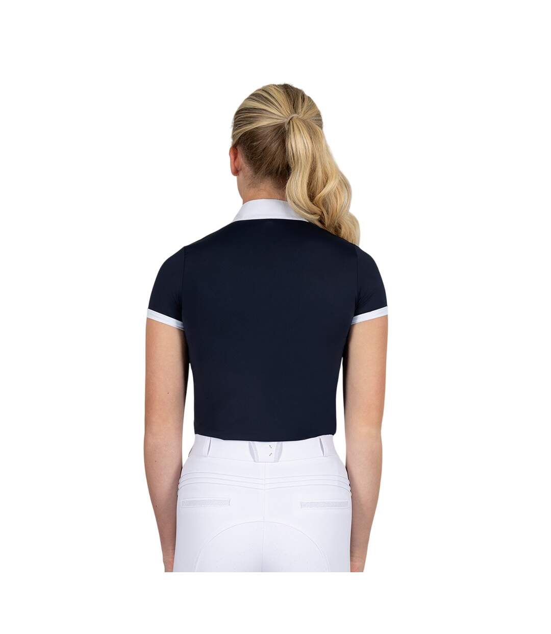 Haut De Spectacle Manches Courtes Style Cristal Roslin Femme Bleu Marine Coldstream-2