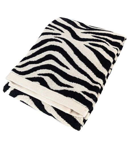 Drap de douche absorbant coton ZEBRA Zèbre