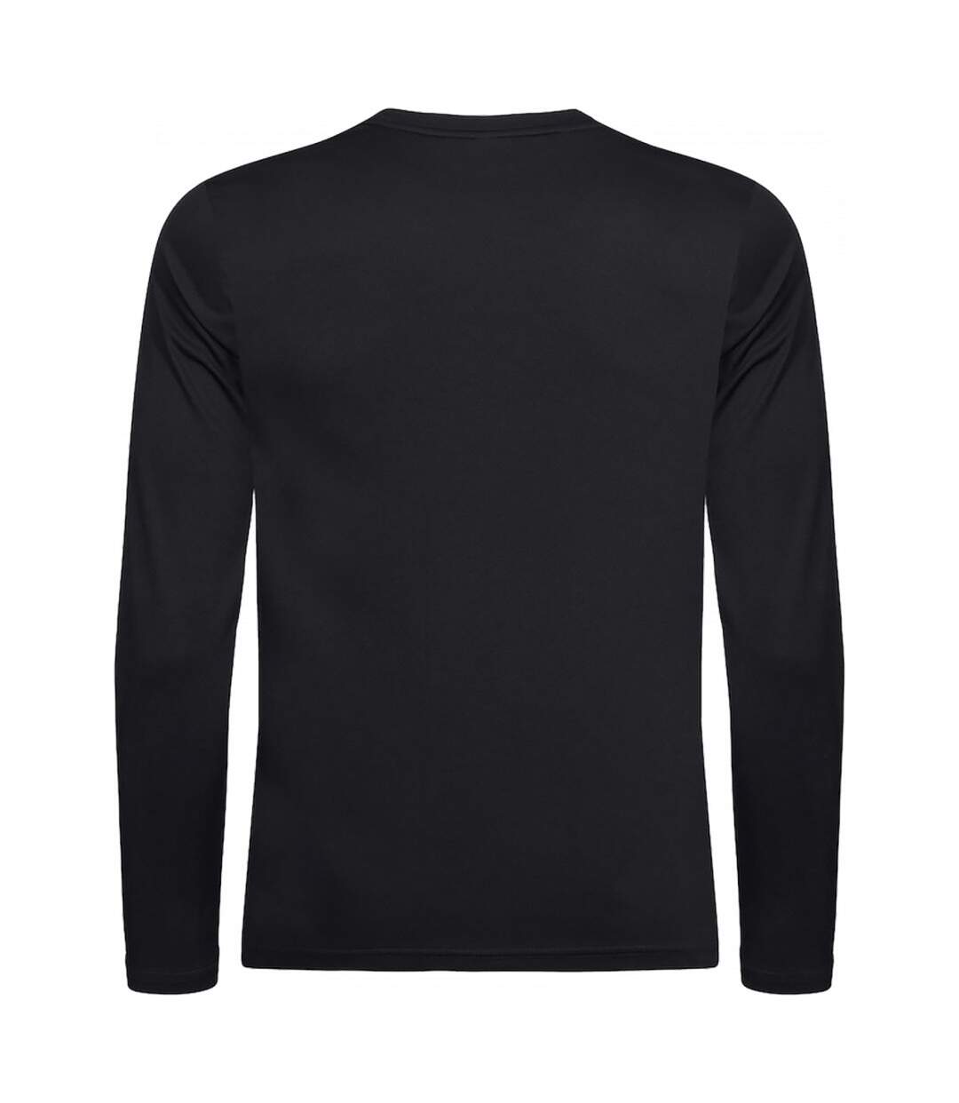 Clique Mens Basic Active Long-Sleeved T-Shirt (Black)