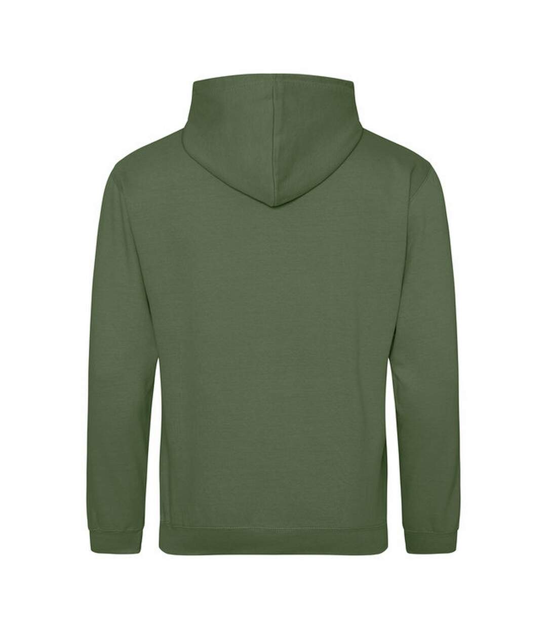 Sweat À Capuche College Adulte Vert Kaki Awdis-2