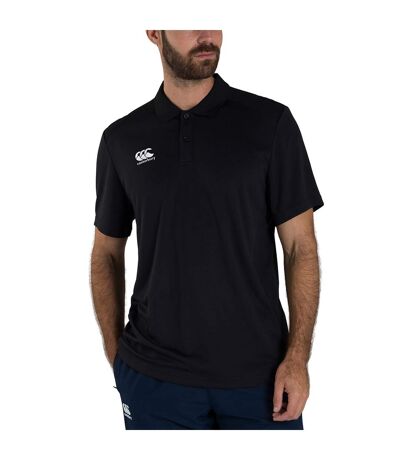 Canterbury Mens Club Dry Polo Shirt (Black) - UTPC4376